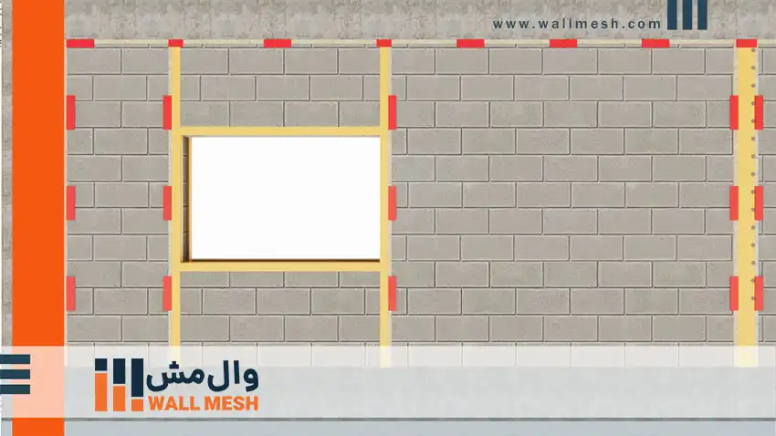 وال پست در بازشو ها