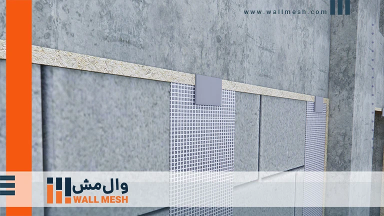 مهار دیوار با اتصال پروفیل فولادی به تیر