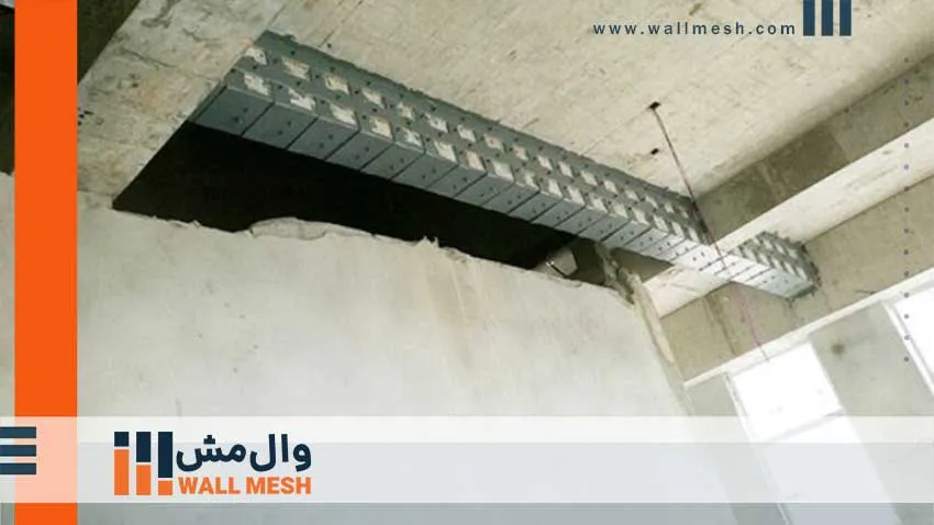 مقاوم سازی تیر بتنی با ژاکت فولادی